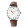 Men's Pedre Largo watch with brown leather strap